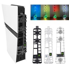 Side Cooling Fan Stand w/ RGB Light For PS5 PRO Game Console Accessories White
