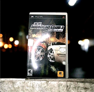 Midnight Club 3 DUB Edition PSP Case and Cover Art Only No Game