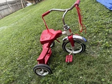 Vintage AMF Junior Tricycle 2 Stand All Original Some Rust