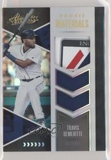2020 Panini Absolute Rookie Materials Spectrum Black 1/1 Travis Demeritte 0a6