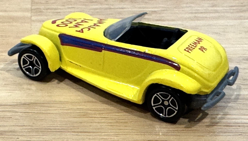 Caja de cerillas Jamaica Jam 2000 LE Plymouth Prowler Colorcomp de colección rara difícil de encontrar Foto 4 de 4