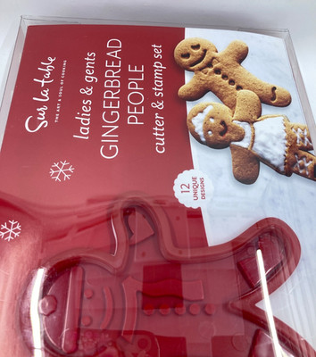 Sur La Table Gingerbread People Cutter And Stamp Set Under Retail