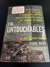 THE UNTOUCHABLES by Eliot Ness & Oscar Fraley (Hardcover, 1957) MADE INTO MOVIE THE UNTOUCHABLES by Eliot Ness & Oscar Fraley (Hardcover, 1957) MADE INTO MOVIE