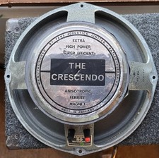 FANE Crescendo 12  Speaker PAIR - 8ohm, 80watts - 1970s - David Gilmour 12B