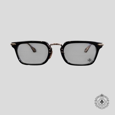 Chrome Hearts Snat Glasses in Black/Gold | eBay