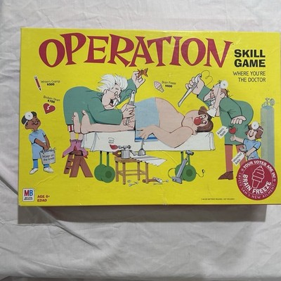 Operation Board Game 2003 Milton Bradley *Missing Pieces-see Details*