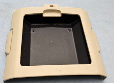  04-08 Ford F150 F-150 Overhead Console SLIDING RAIL COMPARTMENT Storage Tan