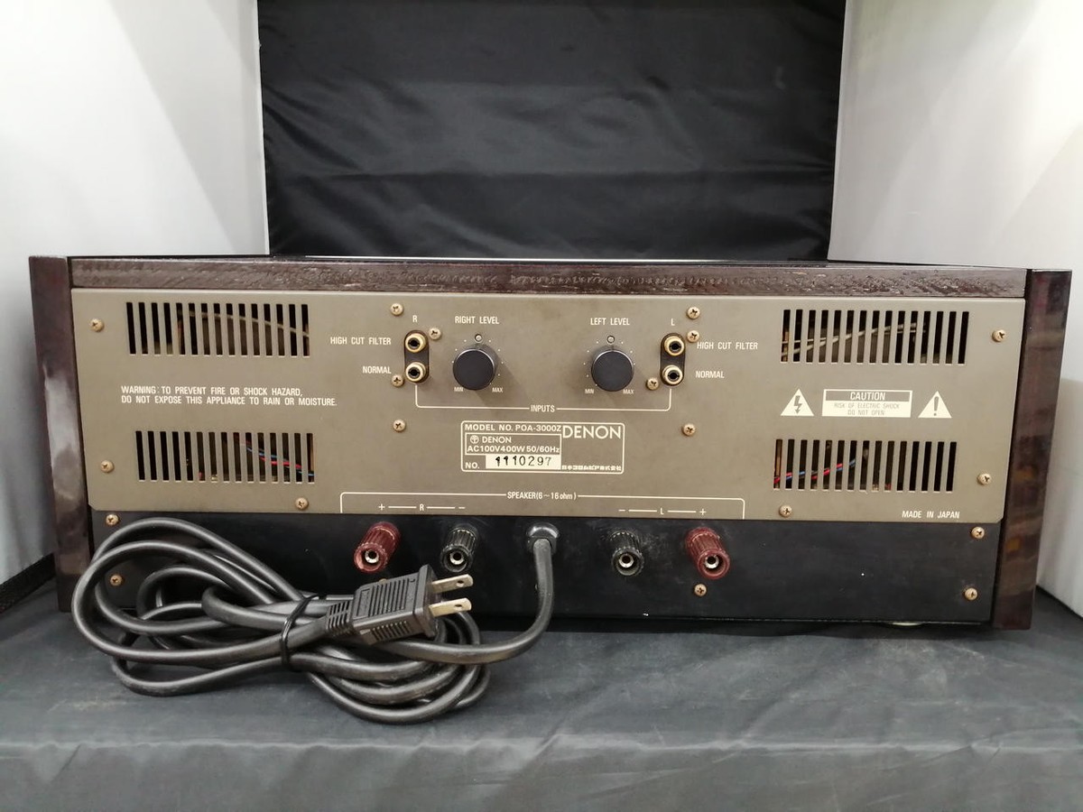 Denon Poa-3000Z Power Amplifier | eBay