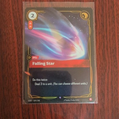 Riftbound - Falling Star OGN-029 - Rare - EN - Near Mint