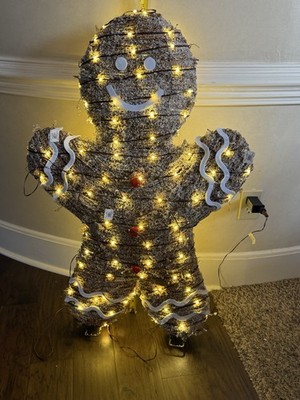 Pottery Barn Kids Grapevine Mr Spice Gingerbread Light-Up Decor OB Read