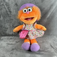 Vintage Playskool Talk N Play Zoe Plush Sesame Street *Missing Talk Box* 1994