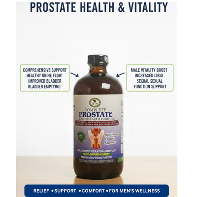 Prostate Gland Health Formula 100% Natural Organic Tonic 16 oz bottle