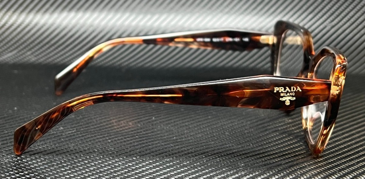 PRADA PR 18WV 07R1O1 Brown Tortoise Women's 52 mm Eyeglasses | eBay