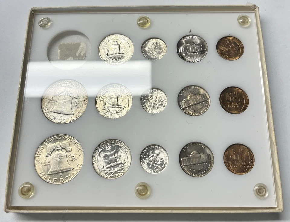 1948 PDS Uncirculated Mint Set in Capital Holder  *NICE TONING* - Image 4 of 4