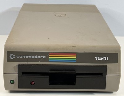Commodore 1541 Disk Drive Single Drive Floppy Disk Powers On Untested Vintage