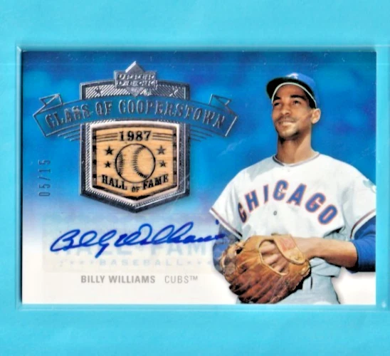 Billy Williams Baseball Serial Numbered Sports Trading Cards