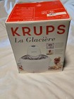 Krups La Glaciere Ice Cream & Sorbet Maker Model 358 White-NO GLASS LID