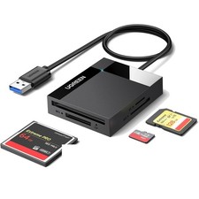 UGREEN SD Card Reader USB 3.0 Card Hub Adapter 5Gbps Read 4 Cards