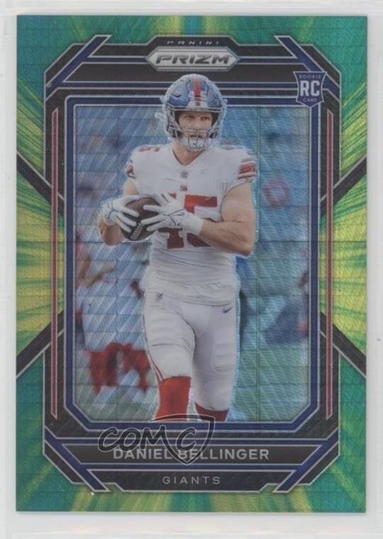 2022 Panini Prizm Rookies Hyper Prizm /175 Daniel Bellinger #364 Rookie RC 14cm
