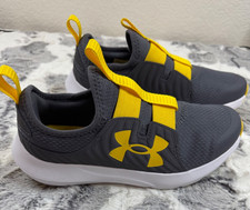 Under Armour Youth 5.5 Outhustle 2 Slip On Tennis Shoes - NEW