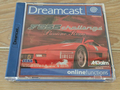 F355 Challenge - Sega Dreamcast - Komplett. UK PAL Region in sehr gutem Zustand