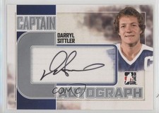 2011-12 ITG Captain-C Series Auto Silver Darryl Sittler #A-DSI Auto HOF 17uj