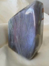 Labradorite polished, freeform purple