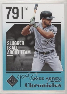 2018 Panini Chronicles Teal 64/199 Jose Abreu #39 2x6