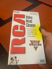 RCA Video Head Cleaner SEALED VHS TAPE for your VCR  Product Dated 2000 