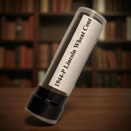 1944-P Lincoln Wheat Cents (Roll) 50 Coins Various Strike Type and Fineness