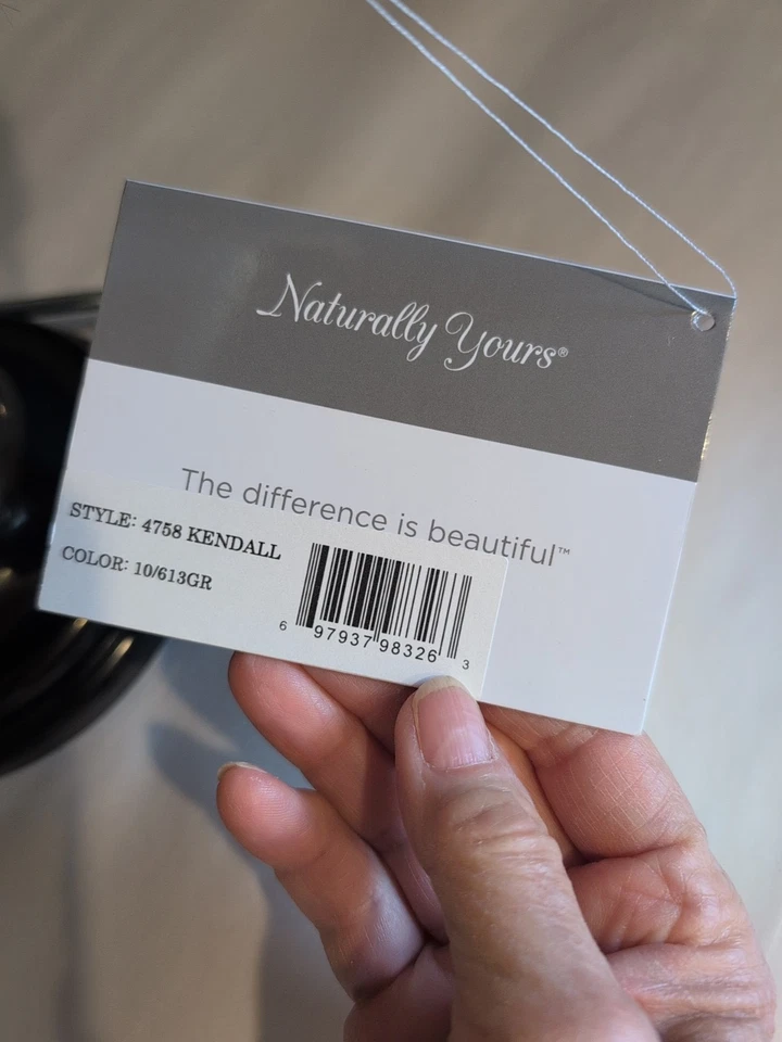 Peruca KENDALL por HENRY MARGU 10/613GR Loira Renda Frente Mono Top NOVO Nunca Usado - Imagem 3 de 4