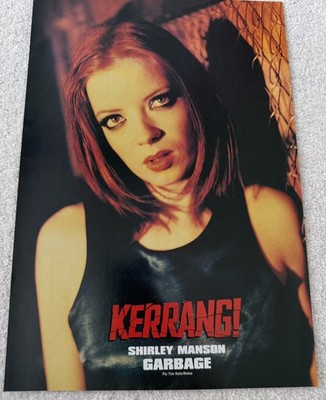 Garbage (Shirley Manson) / Metallica (James Hetfield) - Kerrang Poster - RARE! 