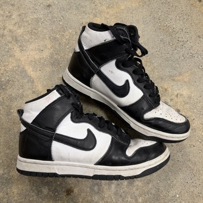 Nike Dunk High ''Panda'' Black/White High Top Sneakers Women Sz 6.5 DD1869-103