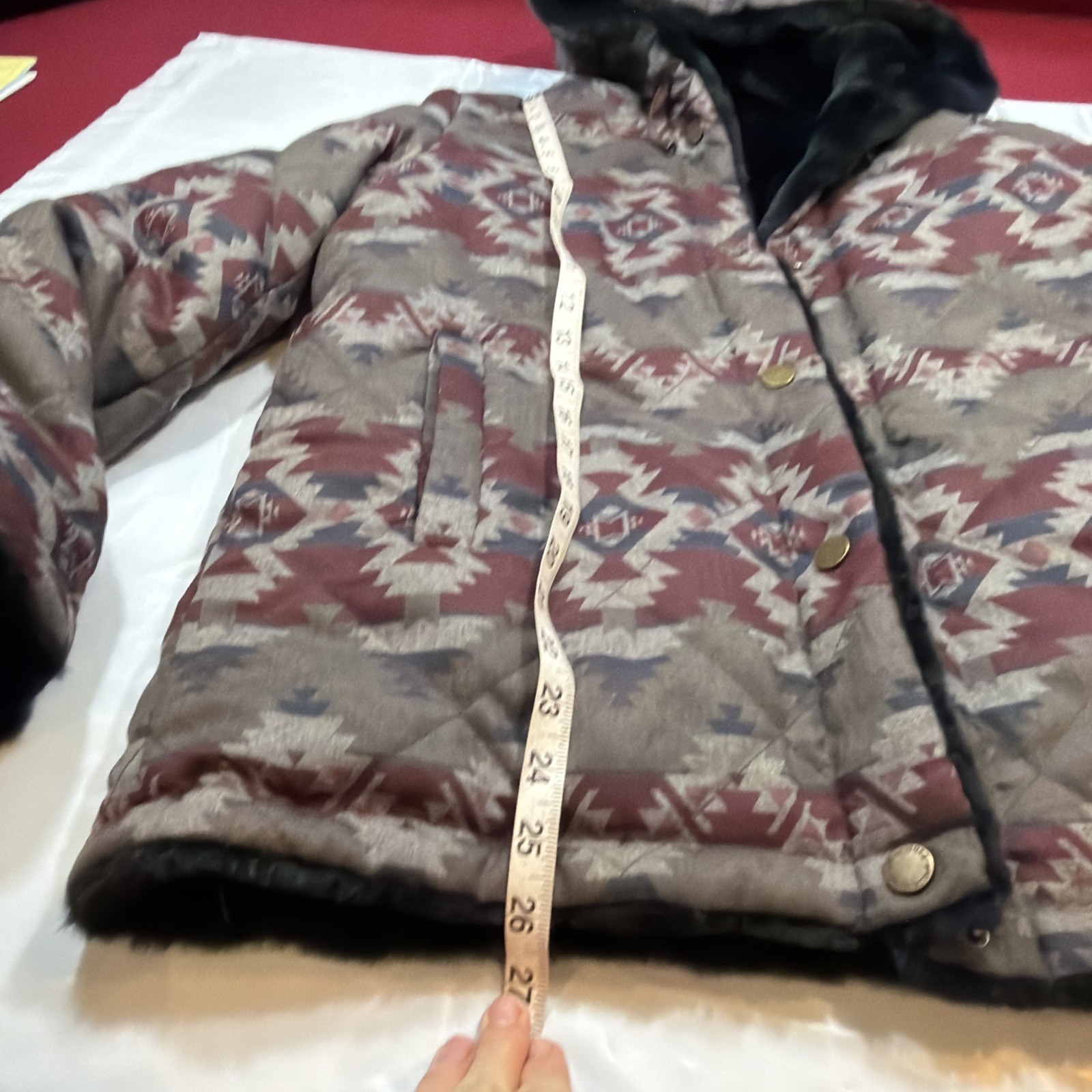 Pendleton Reversible Winter Jacket Coat Plush Bla… - image 12