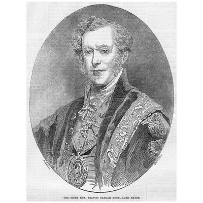 LONDON Francis Graham Moon The New Lord Mayor - Antiker Druck 1854