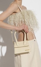 Jacquemus Le Chiquito Moyen Cream Bag