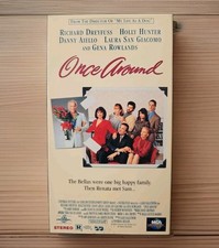 Once Around (VHS 1991) Richard Dreyfuss, Holly Hunter, Laura San Giacomo, Comedy