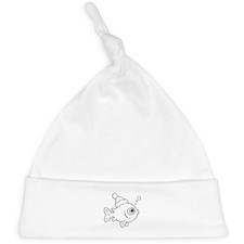 'Cute Fish Wearing Santa Hat' Baby Beanie Hat (BH00039395)