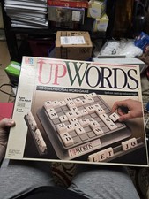 Vintage Milton Bradley Up Words Board Game 3-D 1983 Audited