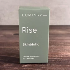 Lumiara Rise Skinbiotic Dietary Supplement 60 Capsules Exp: 12/2025
