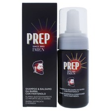 Beard Shampoo and Conditioner with Panthenol by Prep for Men - 3.4 oz Shampoo