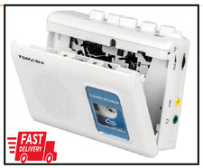 Portable Cassette Player Tape Recorder Walkman with Built-In Speaker,Microphone,