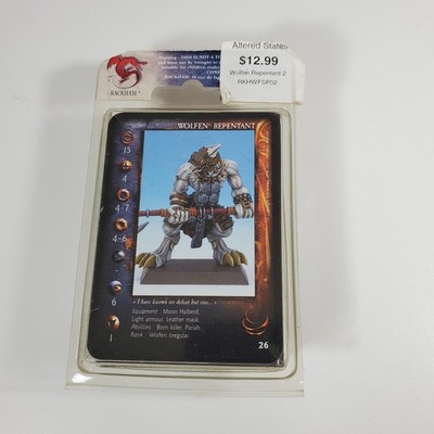 Rackham Confrontation Wolfen Repentant 2 WFSP02 Metal Miniature D&D RPG Fantasy