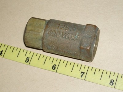 1/2 NPT Bronze Check Valve 125S 400 WOG New Old Stock plumbing pressure