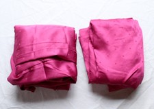 Victoria's Secret Women's Glazed Satin Long Pajama Set AC2 Deep Pink Medium