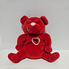 1999 Meanies Heartless Bear Red Limited Edition 1332/7500 NWT w Receipt