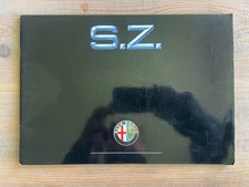 Alfa Romeo Sz Uk English Sales Brochure 1989-1992 Es30 Sprint Zagato Alfa Romeo Sz Uk English Sales Brochure 1989-1992 Es30 Sprint Zagato