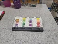 Aquarium Test Tube Holder Rack for API Test Kits Marine Freshwater, Saltwater