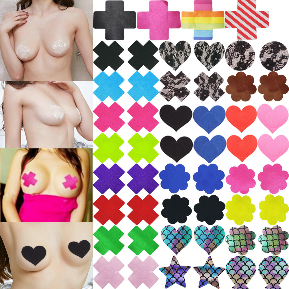 pasties tits 1 Pairs of Nipple Pasties Multiple Styles Stickers Sexy Breast Cover UK |  eBay UK