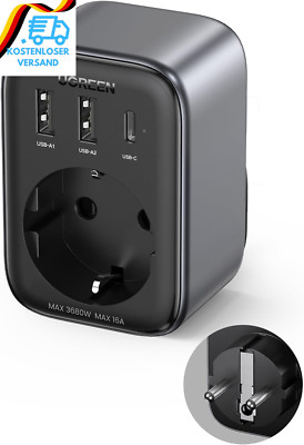 UGREEN Nexode USB Steckdose 30W Schnellladung USB C Steckdosenadapter EU Adapter